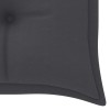 Tömör tíkfa batavia pad antracitszürke párnával 150 cm