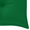 Tömör tíkfa batavia pad zöld párnával 150 cm