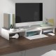 Fehér tömör fenyőfa monitorállvány 60 x 24 x 10,5 cm Fehér tömör fenyőfa monitorállvány 60 x 24 x 10,5 cm