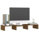 Mézbarna tömör fenyőfa monitorállvány 60x24x10,5 cm Mézbarna tömör fenyőfa monitorállvány 60x24x10,5 cm