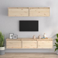 5 darab tömör fenyőfa tv-szekrény