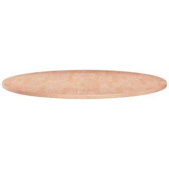 Kerek kezeletlen tömör tölgyfa asztallap ø70 x 1,5 cm