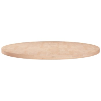 Kerek kezeletlen tömör tölgyfa asztallap ø70 x 2,5 cm