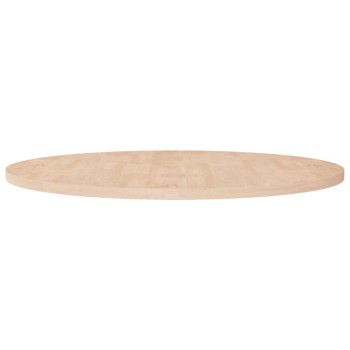 Kerek kezeletlen tömör tölgyfa asztallap ø90 x 2,5 cm