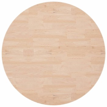 Kerek kezeletlen tömör tölgyfa asztallap ø90 x 2,5 cm