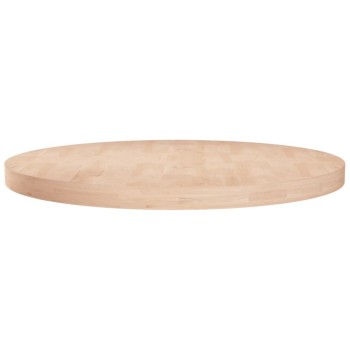 Kerek kezeletlen tömör tölgyfa asztallap ø60 x 4 cm