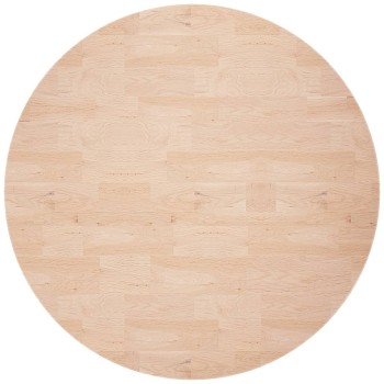 Kerek kezeletlen tömör tölgyfa asztallap ø60 x 4 cm