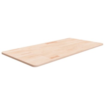 Kezeletlen tömör fa fürdőszobai pult 100x50x1,5cm