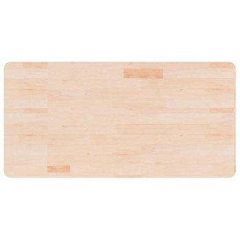 Kezeletlen tömör fa fürdőszobai pult 100x50x1,5cm