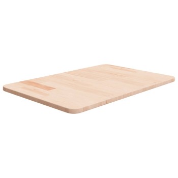 Kezeletlen tömör fa fürdőszobai pult 60x40x1,5 cm