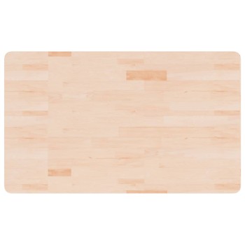 Kezeletlen tömör fa fürdőszobai pult 100x60x1,5cm