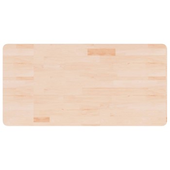 Kezeletlen tömör fa fürdőszobai pult 100x50x2,5 cm