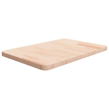 Kezeletlen tömör fa fürdőszobai pult 60x40x2,5 cm