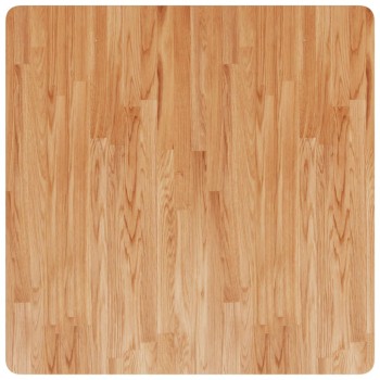 Világosbarna kezelt tömör tölgyfa négyzet asztallap 80x80x4 cm