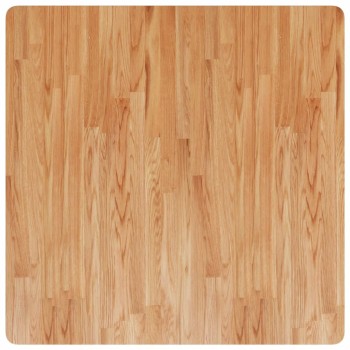 Világosbarna kezelt tömör tölgyfa négyzet asztallap 90x90x4 cm