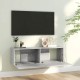 Szürke sonoma színű szerelt fa tv-szekrény 100 x 30 x 30 cm Szürke sonoma színű szerelt fa tv-szekrény 100 x 30 x 30 cm