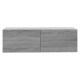 Szürke sonoma színű szerelt fa tv-szekrény 100 x 30 x 30 cm Szürke sonoma színű szerelt fa tv-szekrény 100 x 30 x 30 cm