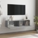 Szürke sonoma színű szerelt fa tv-szekrény 120 x 30 x 30 cm Szürke sonoma színű szerelt fa tv-szekrény 120 x 30 x 30 cm