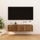 4 db füstös tölgyszínű fali tv-szekrény 30,5 x 30 x 30 cm 4 db füstös tölgyszínű fali tv-szekrény 30,5 x 30 x 30 cm