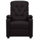 Fekete műbőr elektromos dönthető fotel
