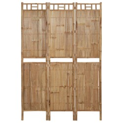 3 paneles bambusz térelválasztó 120 x 180 cm