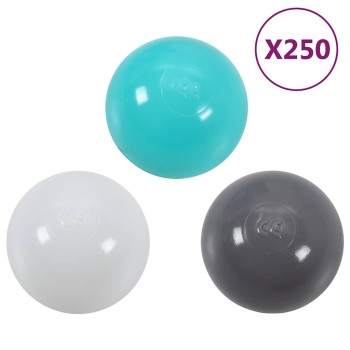 250 db színes játéklabda