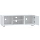 Fehér szerelt fa tv-szekrény 120 x 40,5 x 35 cm Fehér szerelt fa tv-szekrény 120 x 40,5 x 35 cm