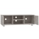 Betonszürke szerelt fa tv-szekrény 120 x 34,5 x 35 cm