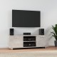 Betonszürke szerelt fa tv-szekrény 120 x 34,5 x 35 cm