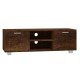 Füstös tölgy színű szerelt fa tv-szekrény 120 x 40,5 x 35 cm