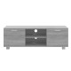 Szürke sonoma színű szerelt fa tv-szekrény 120 x 40,5 x 35 cm Szürke sonoma színű szerelt fa tv-szekrény 120 x 40,5 x 35 cm