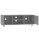 Szürke sonoma színű szerelt fa tv-szekrény 120 x 40,5 x 35 cm Szürke sonoma színű szerelt fa tv-szekrény 120 x 40,5 x 35 cm