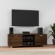 Barna tölgy színű szerelt fa tv-szekrény 120 x 40,5 x 35 cm Barna tölgy színű szerelt fa tv-szekrény 120 x 40,5 x 35 cm