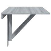 Szürke sonoma szerelt fa összecsukható fali asztal 100x60x56 cm Szürke sonoma szerelt fa összecsukható fali asztal 100x60x56 cm