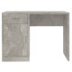 Betonszürke faanyag fiókos/rekeszes íróasztal 100x40x73 cm Betonszürke faanyag fiókos/rekeszes íróasztal 100x40x73 cm
