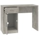 Betonszürke faanyag fiókos/rekeszes íróasztal 100x40x73 cm Betonszürke faanyag fiókos/rekeszes íróasztal 100x40x73 cm