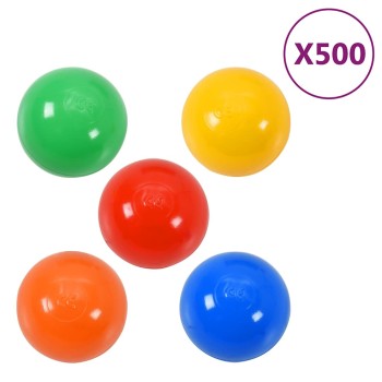 500 db színes játéklabda