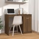 Barna tölgy színű szerelt fa íróasztal 100 x 50 x 76 cm Barna tölgy színű szerelt fa íróasztal 100 x 50 x 76 cm