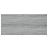 Szürke sonoma színű szerelt fa éjjeliszekrény 100x38,5x45 cm