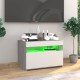 Szürke sonoma tv-szekrény led-lámpákkal 60 x 35 x 40 cm Szürke sonoma tv-szekrény led-lámpákkal 60 x 35 x 40 cm