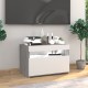 Szürke sonoma tv-szekrény led-lámpákkal 60 x 35 x 40 cm Szürke sonoma tv-szekrény led-lámpákkal 60 x 35 x 40 cm