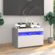 Szürke sonoma tv-szekrény led-lámpákkal 60 x 35 x 40 cm Szürke sonoma tv-szekrény led-lámpákkal 60 x 35 x 40 cm