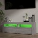 Szürke sonoma színű tv-szekrény led-lámpákkal 120 x 35 x 40 cm Szürke sonoma színű tv-szekrény led-lámpákkal 120 x 35 x 40 cm