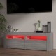 Szürke sonoma színű tv-szekrény led-lámpákkal 120 x 35 x 40 cm Szürke sonoma színű tv-szekrény led-lámpákkal 120 x 35 x 40 cm