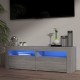 Szürke sonoma színű tv-szekrény led-lámpákkal 120 x 35 x 40 cm Szürke sonoma színű tv-szekrény led-lámpákkal 120 x 35 x 40 cm