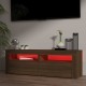 Barna tölgyszínű tv-szekrény led-lámpákkal 120 x 35 x 40 cm Barna tölgyszínű tv-szekrény led-lámpákkal 120 x 35 x 40 cm