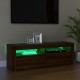 Barna tölgyszínű tv-szekrény led-lámpákkal 120 x 35 x 40 cm Barna tölgyszínű tv-szekrény led-lámpákkal 120 x 35 x 40 cm