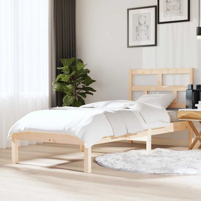 Tömör fa ágykeret 75 x 190 cm (small single) Tömör fa ágykeret 75 x 190 cm (small single)
