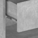 2 db betonszürke falra szerelhető szerelt fa éjjeliszekrény