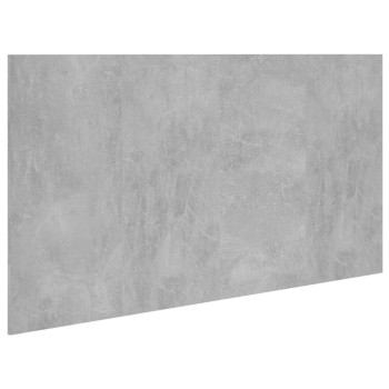 Betonszürke szerelt fa ágyfejtámla 160 x 1,5 x 80 cm